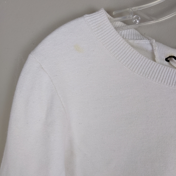 Madewell | White Back Lace Up Top - K2 - Picture 6 of 8